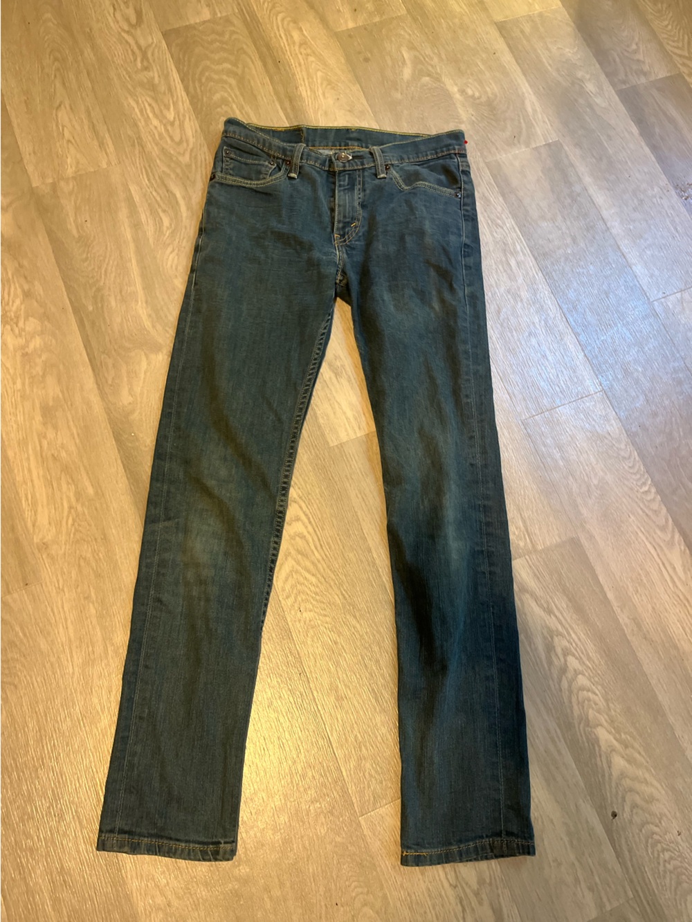 Levi's Men's Dark Blue Slim Straight Jeans